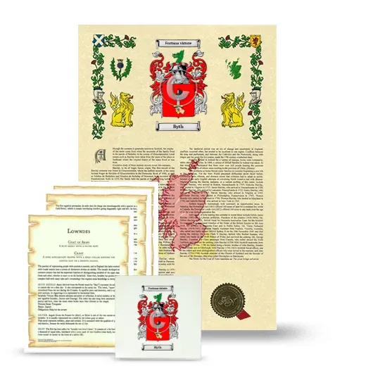 Byth Armorial, Symbolism and Large Ceramic Tile