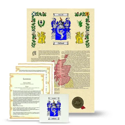 Clelland Armorial, Symbolism and Large Ceramic Tile
