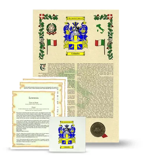 Colombo Armorial, Symbolism and Large Ceramic Tile