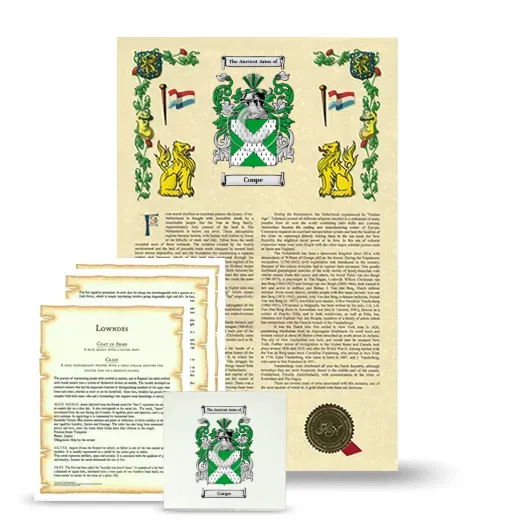 Coope Armorial, Symbolism and Large Ceramic Tile