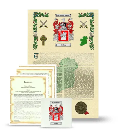 Crilley Armorial, Symbolism and Large Ceramic Tile