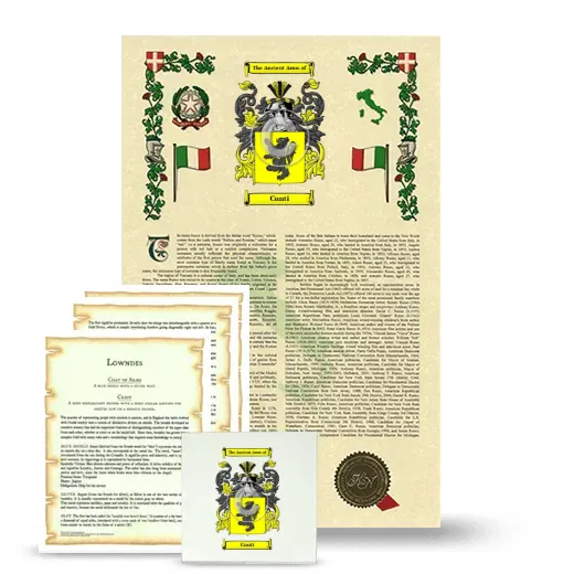 Cunti Armorial, Symbolism and Large Ceramic Tile