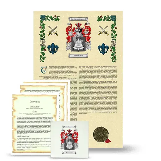 Decoteau Armorial, Symbolism and Large Ceramic Tile