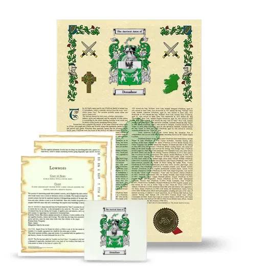 Donahue Armorial, Symbolism and Large Ceramic Tile