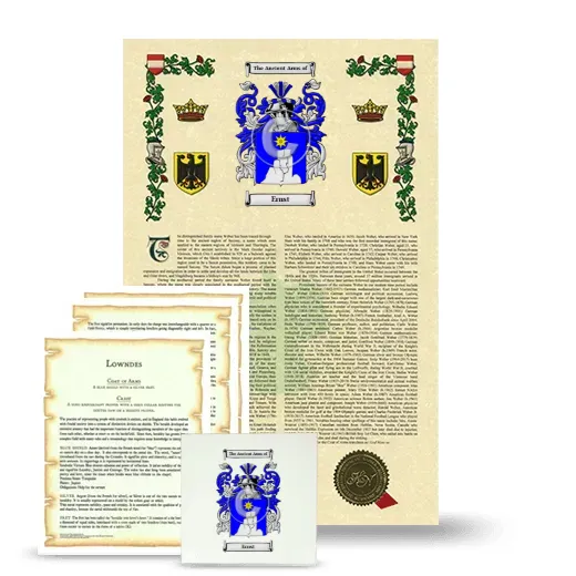 Ernst Armorial, Symbolism and Large Ceramic Tile