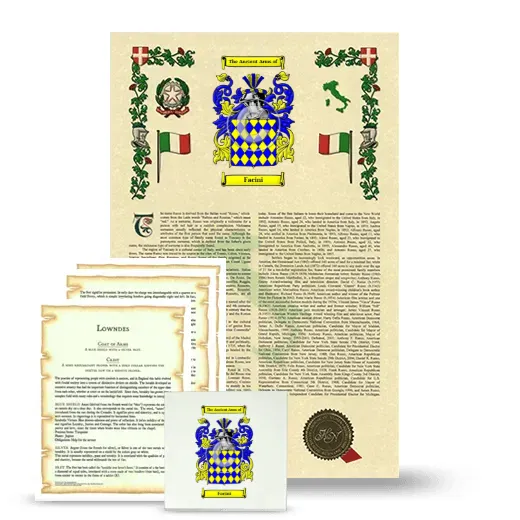 Facini Armorial, Symbolism and Large Ceramic Tile