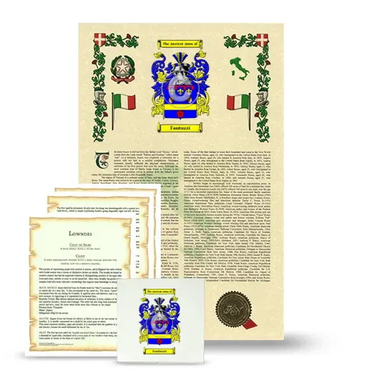 Fantuzzi Armorial, Symbolism and Large Ceramic Tile