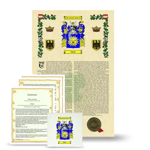 Fatty Armorial, Symbolism and Large Ceramic Tile