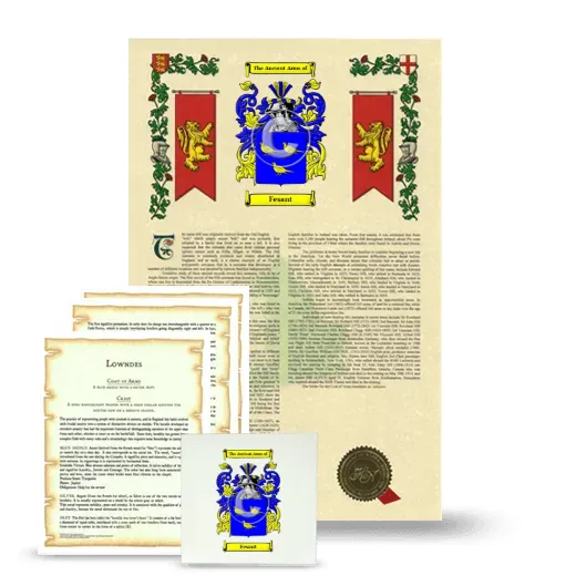 Fesant Armorial, Symbolism and Large Ceramic Tile