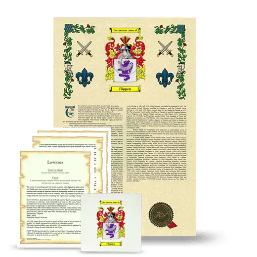 Flippen Armorial, Symbolism and Large Ceramic Tile