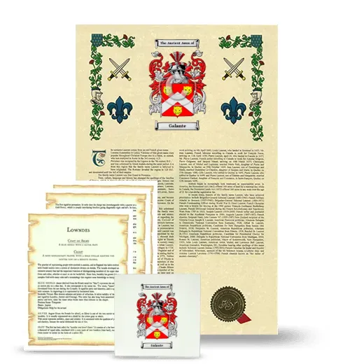 Galante Armorial, Symbolism and Large Ceramic Tile