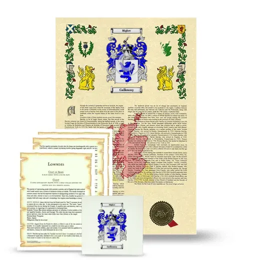 Galloway Armorial, Symbolism and Large Ceramic Tile