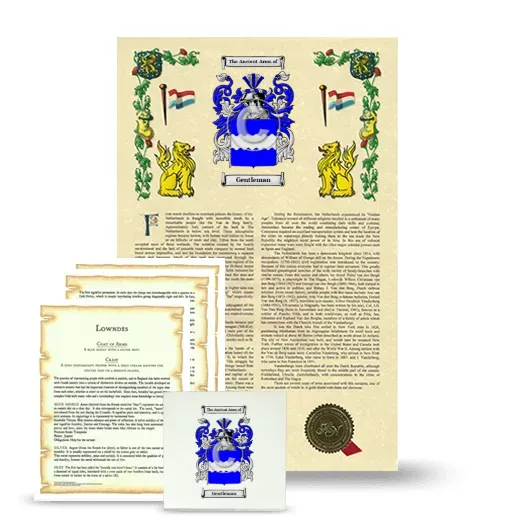 Gentleman Armorial, Symbolism and Large Ceramic Tile