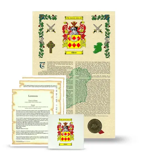 Glave Armorial, Symbolism and Large Ceramic Tile