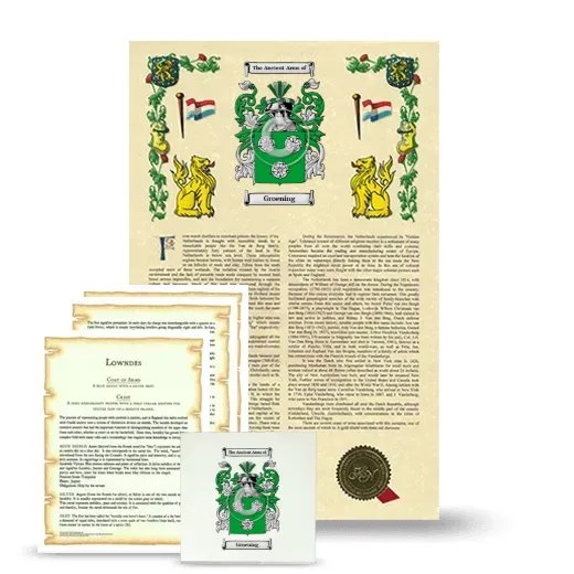 Groening Armorial, Symbolism and Large Ceramic Tile