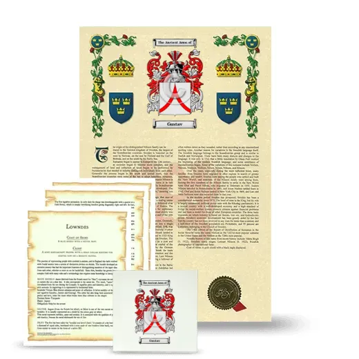 Gustav Armorial, Symbolism and Large Ceramic Tile