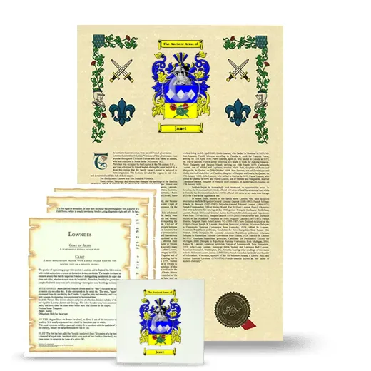 Janet Armorial, Symbolism and Large Ceramic Tile