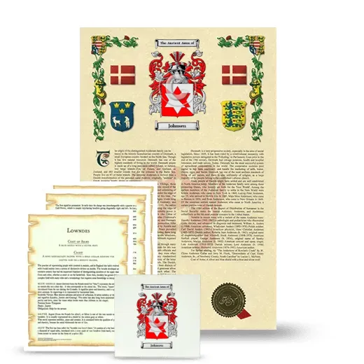 Johnsen Armorial, Symbolism and Large Ceramic Tile