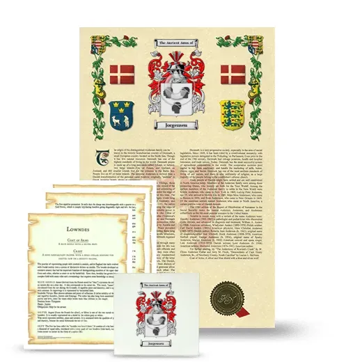 Jorgensen Armorial, Symbolism and Large Ceramic Tile