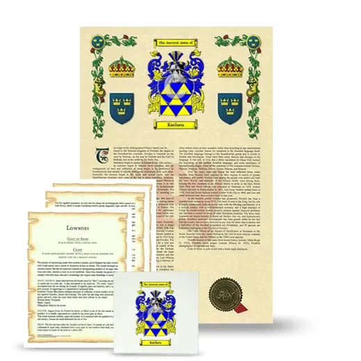 Karlsen Armorial, Symbolism and Large Ceramic Tile