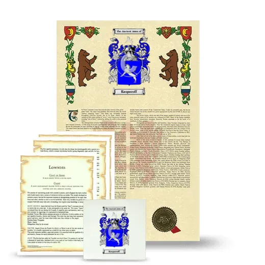 Kasparoff Armorial, Symbolism and Large Ceramic Tile