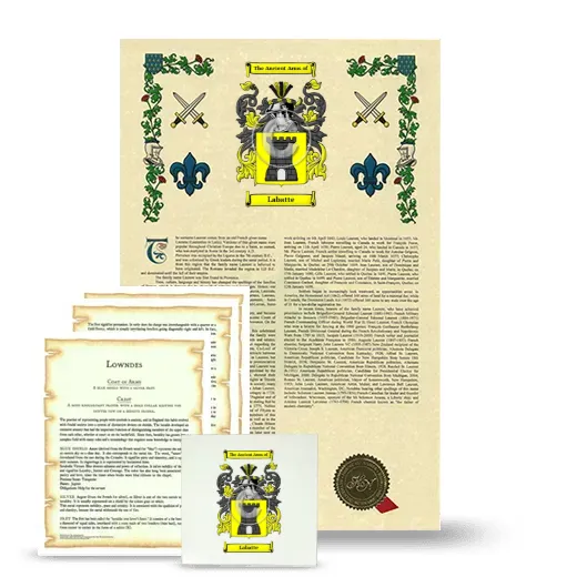 Labatte Armorial, Symbolism and Large Ceramic Tile