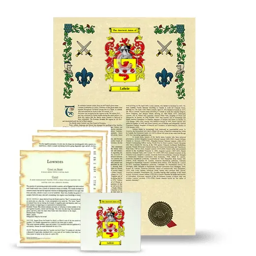 Labrie Armorial, Symbolism and Large Ceramic Tile