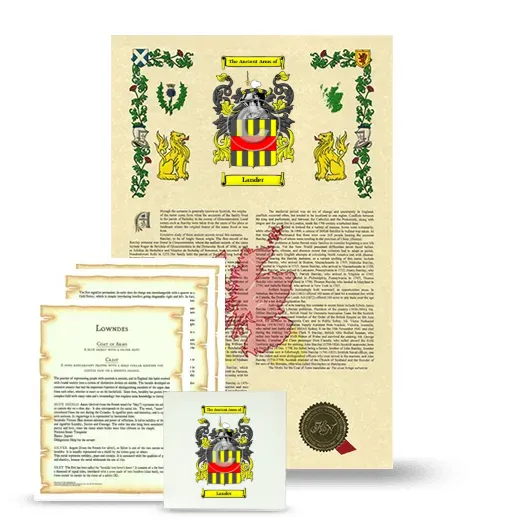 Lander Armorial, Symbolism and Large Ceramic Tile