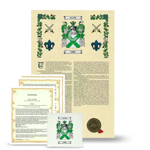 Lebbe Armorial, Symbolism and Large Ceramic Tile