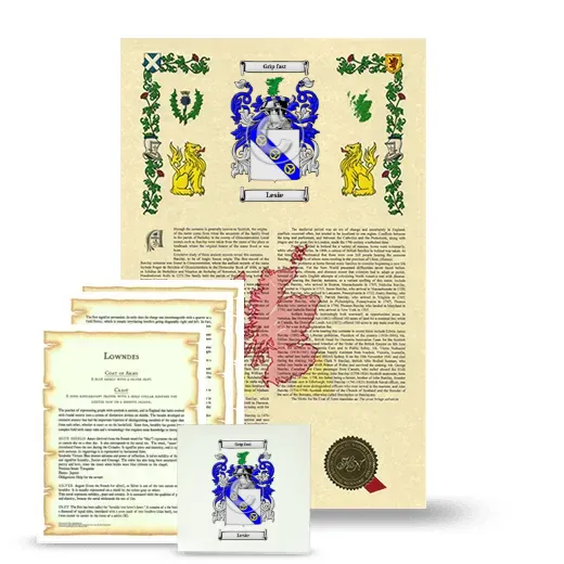 Lesie Armorial, Symbolism and Large Ceramic Tile