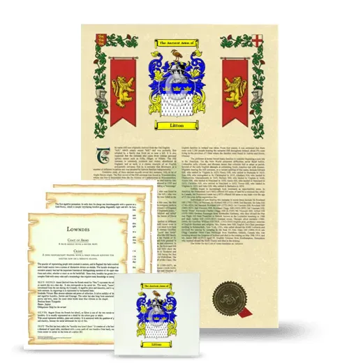 Litton Armorial, Symbolism and Large Ceramic Tile