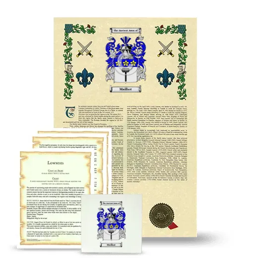 Mailhot Armorial, Symbolism and Large Ceramic Tile