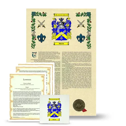 Marrie Armorial, Symbolism and Large Ceramic Tile