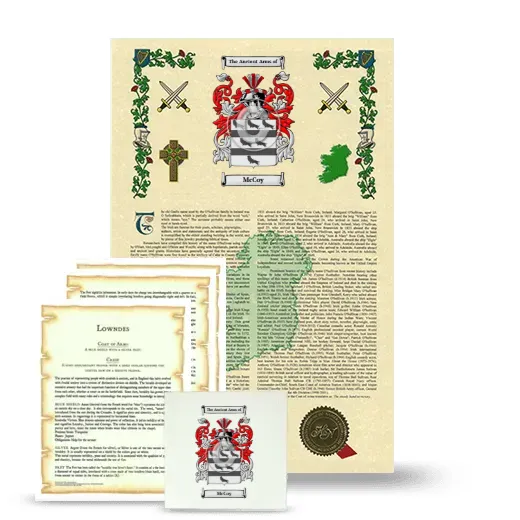 McCoy Armorial, Symbolism and Large Ceramic Tile