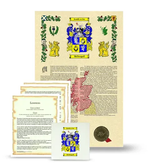 McDougall Armorial, Symbolism and Large Ceramic Tile