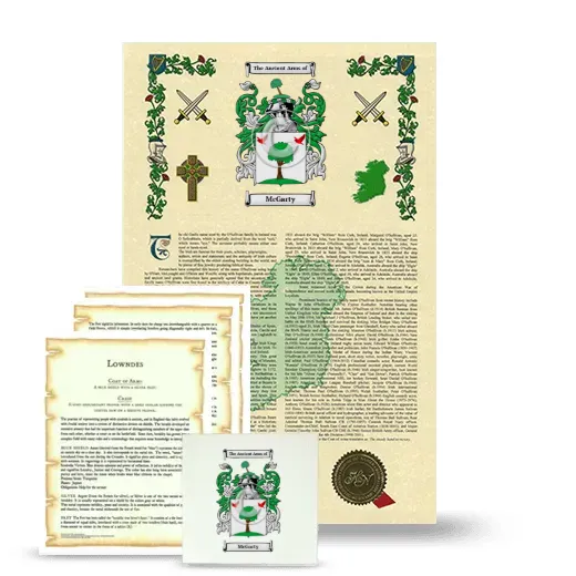 McGarty Armorial, Symbolism and Large Ceramic Tile