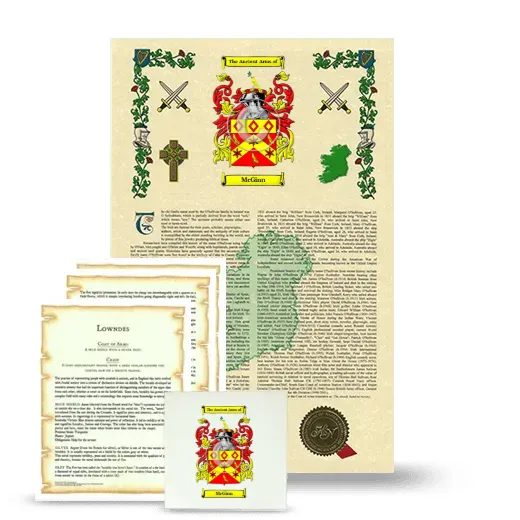 McGinn Armorial, Symbolism and Large Ceramic Tile