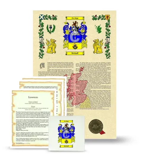 McGuff Armorial, Symbolism and Large Ceramic Tile