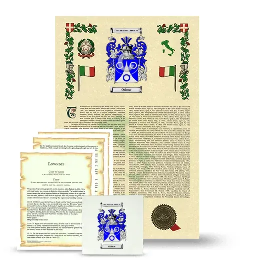 Odone Armorial, Symbolism and Large Ceramic Tile