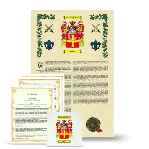 Picott Armorial, Symbolism and Large Ceramic Tile