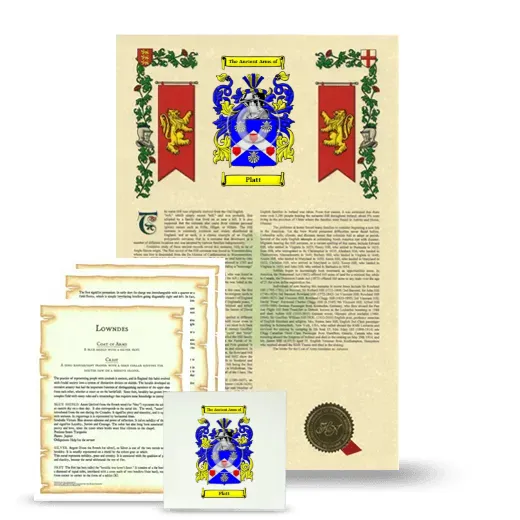 Platt Armorial, Symbolism and Large Ceramic Tile