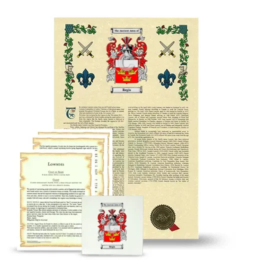 Regis Armorial, Symbolism and Large Ceramic Tile