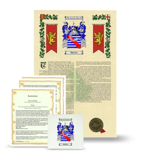 Rimton Armorial, Symbolism and Large Ceramic Tile