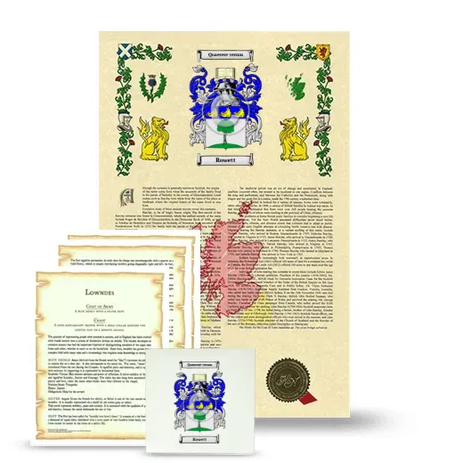 Rowett Armorial, Symbolism and Large Ceramic Tile