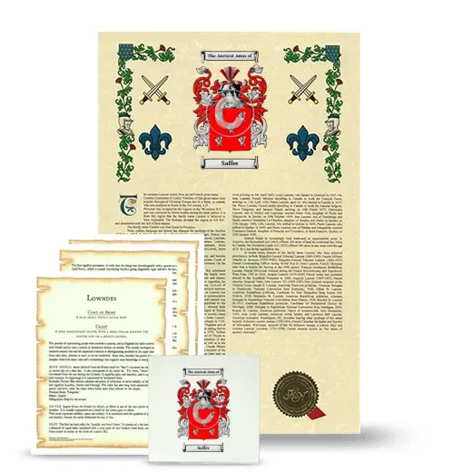 Saffer Armorial, Symbolism and Large Ceramic Tile