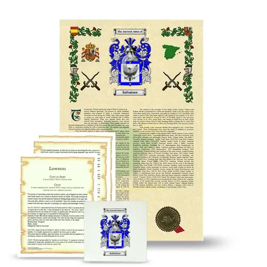 Salvatore Armorial, Symbolism and Large Ceramic Tile