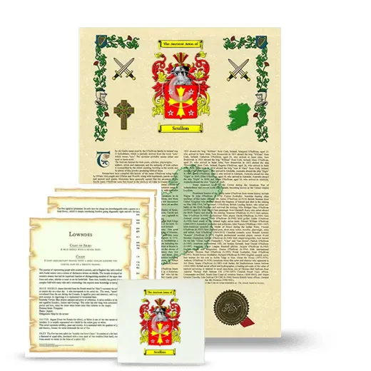 Scullon Armorial, Symbolism and Large Ceramic Tile