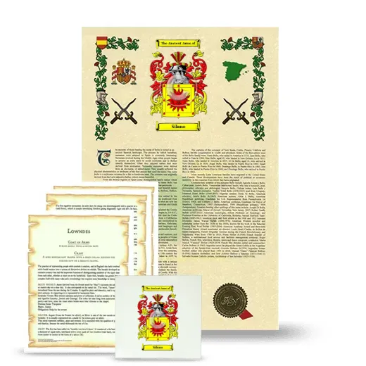 Silano Armorial, Symbolism and Large Ceramic Tile