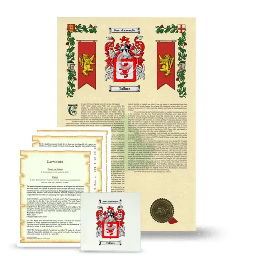 Talbots Armorial, Symbolism and Large Ceramic Tile