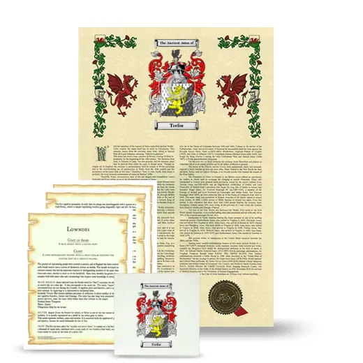 Trefor Armorial, Symbolism and Large Ceramic Tile